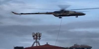 Nepal Officials Flee Protesters by Clinging to Helicopter Ropes in Viral Video